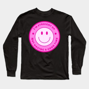 Sarcastic Smile Long Sleeve T-Shirt